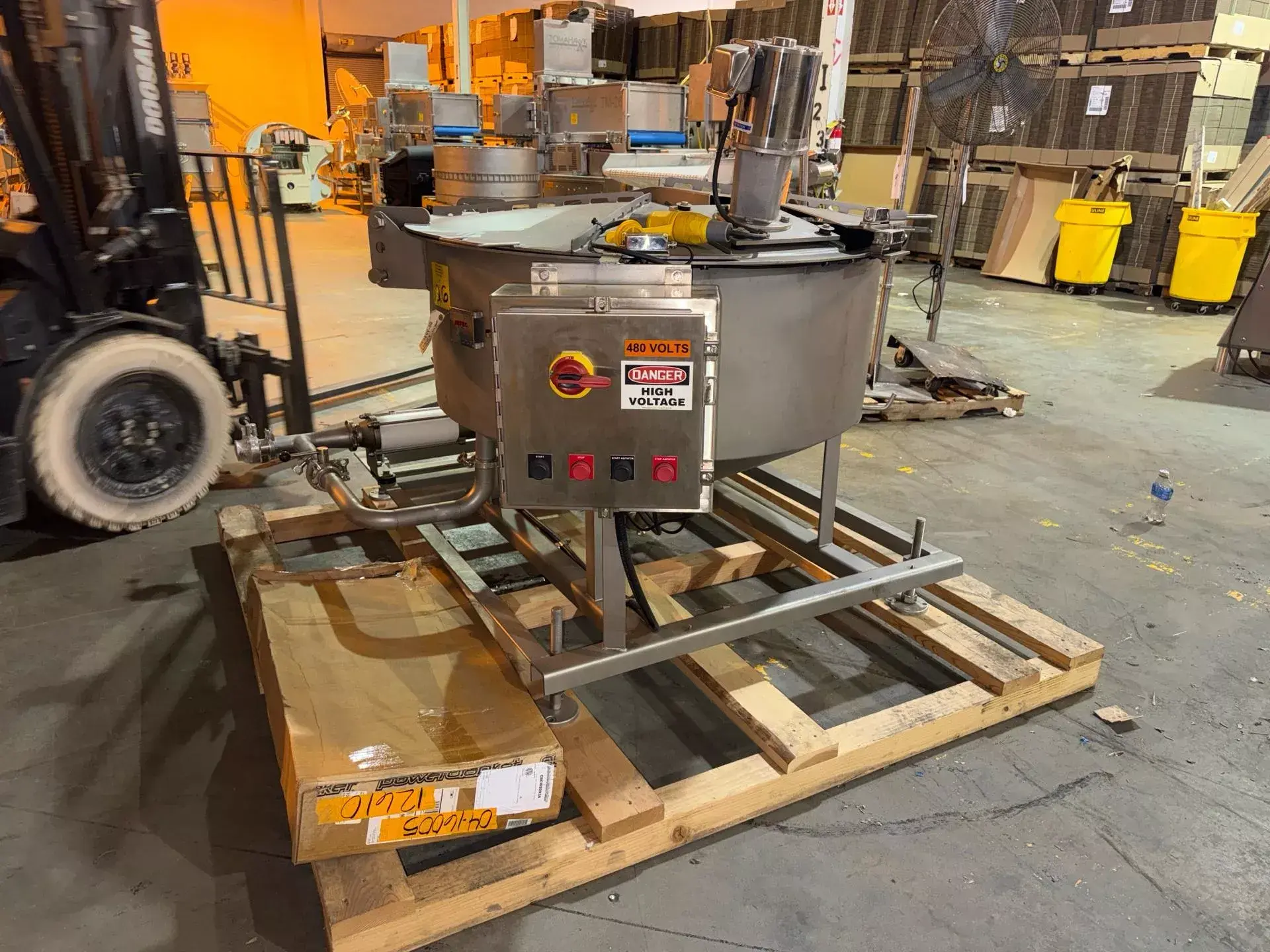 Used AMFEC HT100 Stainless Steel Tanks Illinois US | M&M Equipment Corp. #1266928