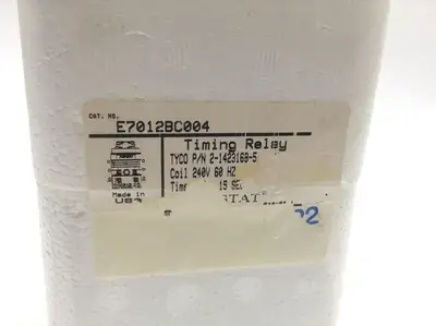 New | in-Stock Tyco Agastat Timing Delay Relay E7012BC004 Relays & Switches Michigan US | Maverick Industrial Sales #1489921