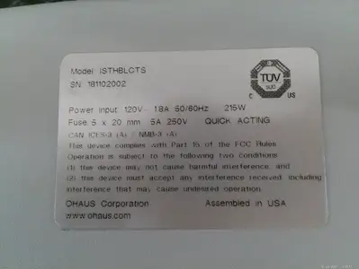 Ohaus ISTHBLCTS Incubating Cooling Thermal Shaker w/ 5ml Block FULLY TESTED