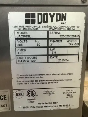USED DOYON JAOP6SL