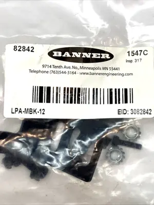 NEW BANNER SIDE MOUNTING BRACKET LOT OF 2