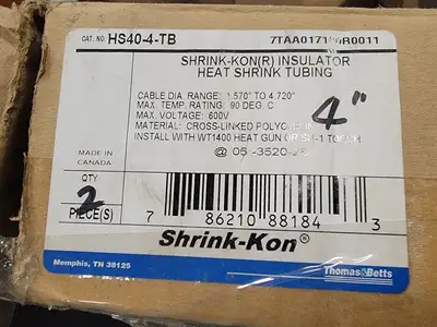 NEW SHRINK-KON HS40-4-TB