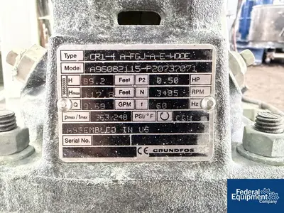 Used Processall 124 Cu Ft ProcessAll Plow Mixer Dryer, 304 S/S, Model 3500S Plow Mixers Ohio US | Federal Equipment Company #1337700