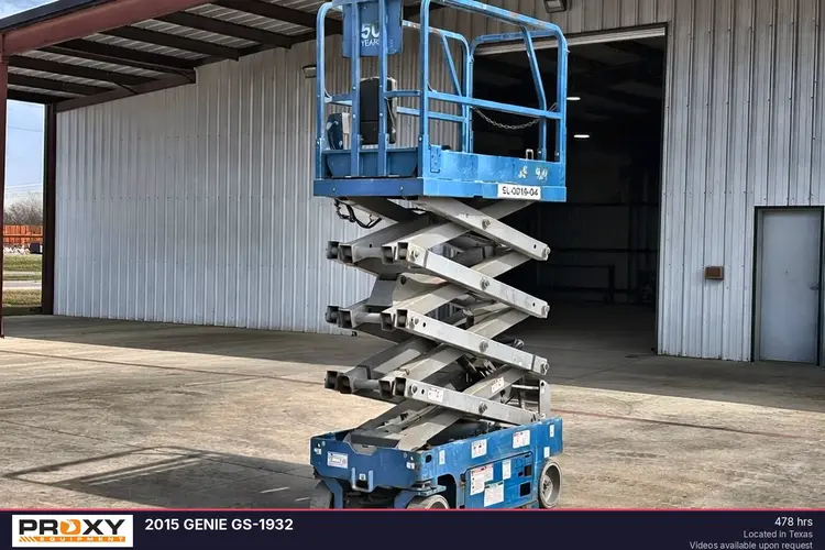 Used 2015 GENIE GS-1932 Scissor Lifters Texas US | Proxy Equipment #1382998