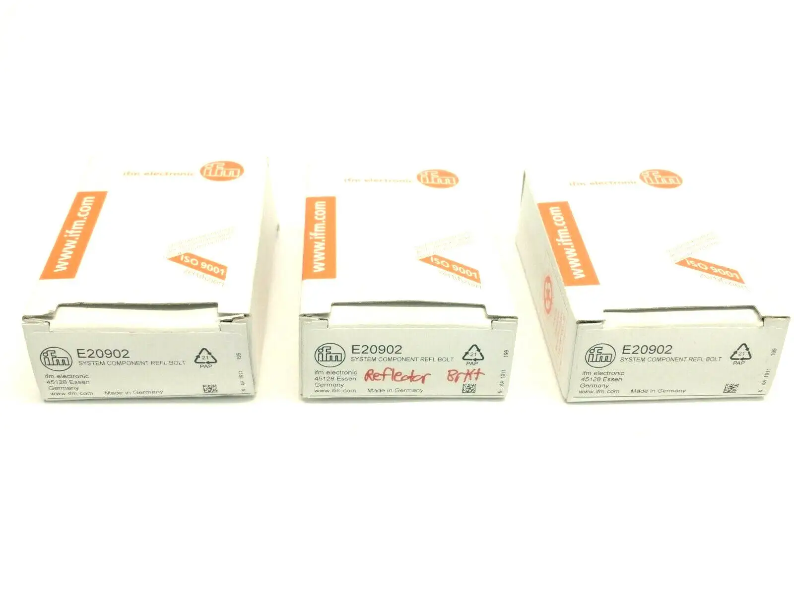 E20902 | ifm  System Component REFL Bolt Mounting Set For Reflectors LOT OF 3 - New