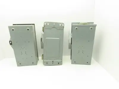 Square D Safety Disconnect Switch 600VAC 60A Fused/Non-Fused Mixed Lot of 3