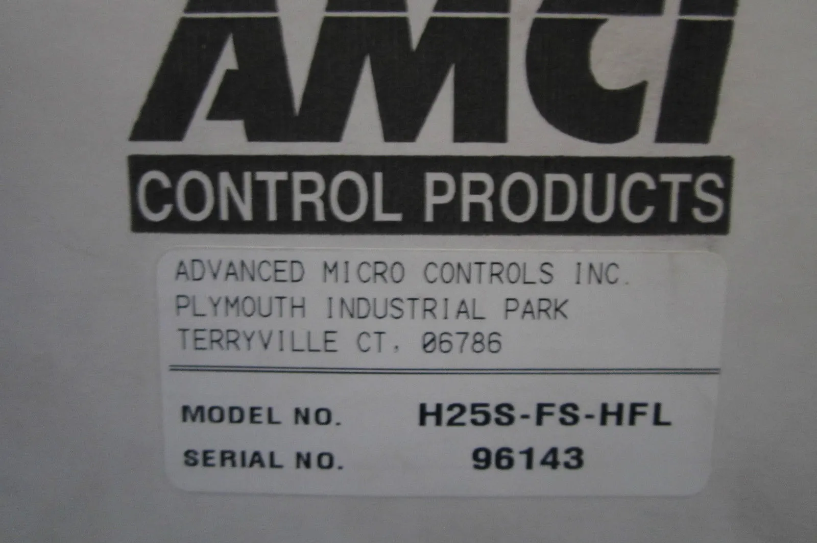 NEW AMCI H25S-FS-HFL ROTARY TRANSDUCER H25SFSHFL