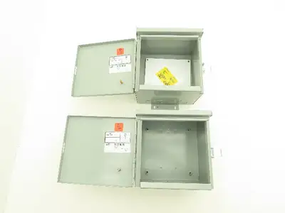 Cooper 886 RHC B-Line Electrical Enclosure 8x8x6" NEMA Type 3R Lot of 2