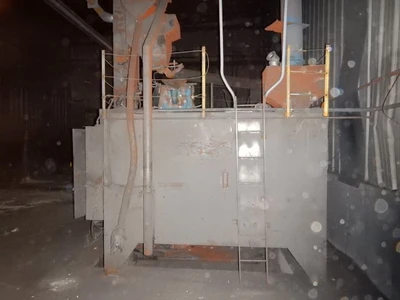 66" Wheelabrator w/ Swing Table