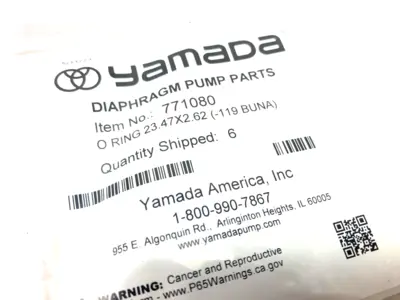 NEW YAMADA O-RING KIT 23.47 X 2.62 (-119 BUNA)