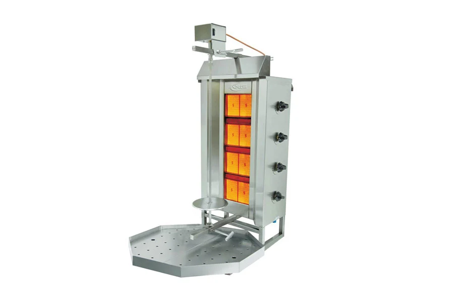 45-0066 Axis AX-VB4 4-Burner Vertical Gas Broiler