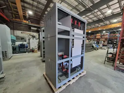 Double Fused Interrupter Switch 5 kV, 4160 Volts & Conduit Cabinet