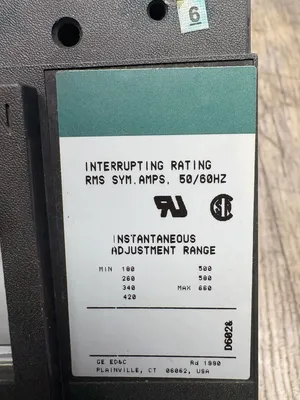Used GENERAL ELECTRIC TEC36050 Circuit Breakers South Carolina US | ESS Industrial Equipment Sales #1251267