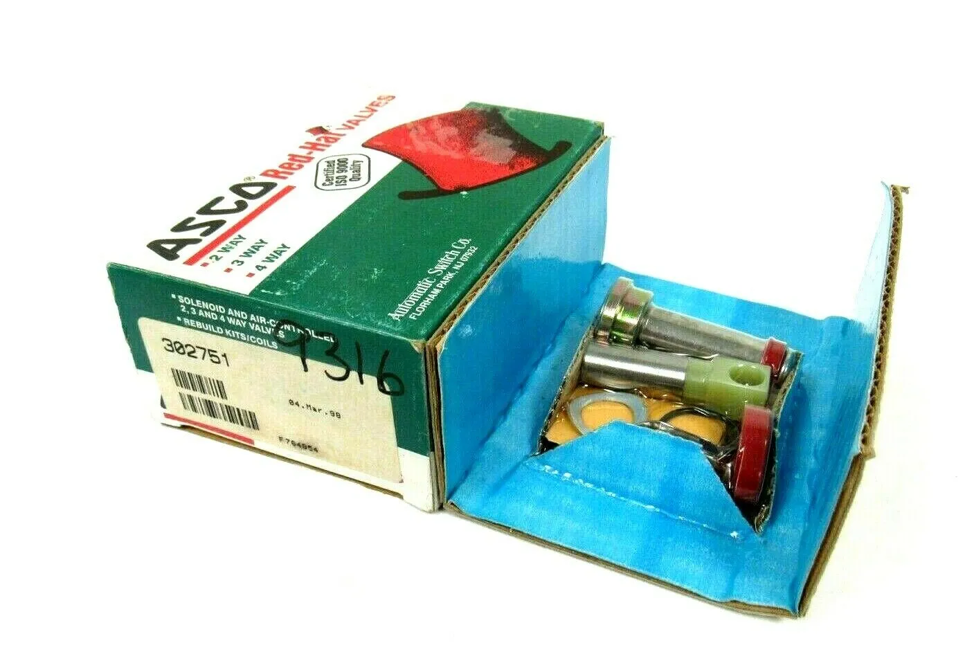 NEW ASCO 302751 VALVE REPAIR KIT