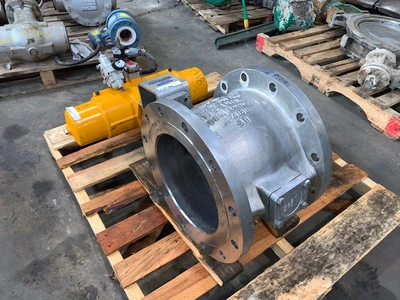12" -150# Dezurik V-Ball Control Valve , Stainless , Unused!