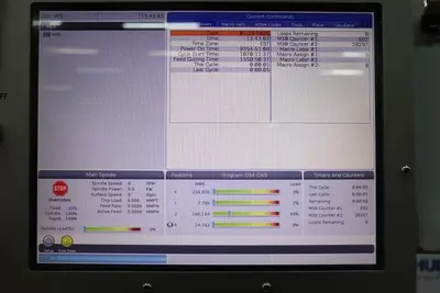 USED 2020 HAAS VF-2SS, 4TH AXIS ROTARY TABLE, TAILSTOCK, SIDE MOUNT TOOL CHANGER, AUTO DOOR