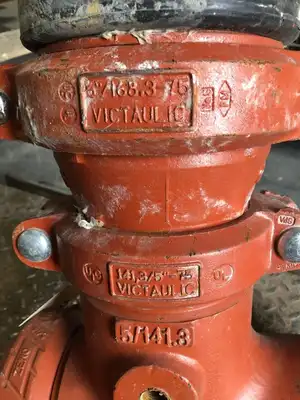 Victaulic S/731G 5″ X 6″ Cast Iron Suction Diffuser