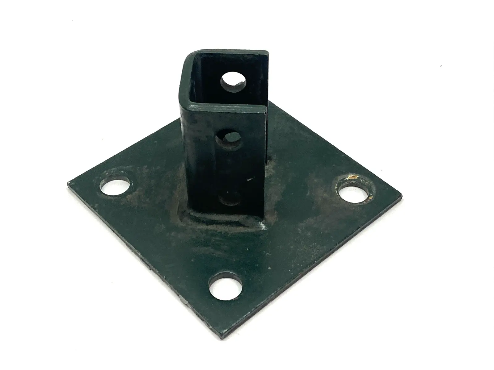 Used Eaton Square Offset Post Base Green 6" x 6" x 3 1/2" Fits B22 1 5/8" Construction Material & Supplies Michigan US | Maverick Industrial Sales #1402145