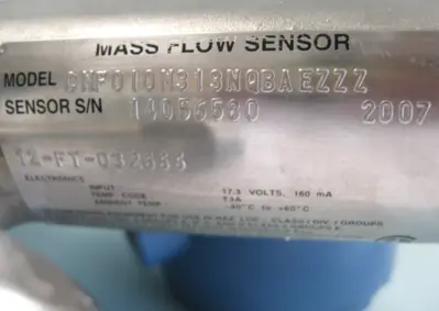 Used Micro Motion CMF010 M313NQBAEZZZ Sensors New Hampshire US | Bitter End Trading #1482146