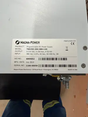 USED 2019 MAGNA-POWER TSD250-200/480+LXI