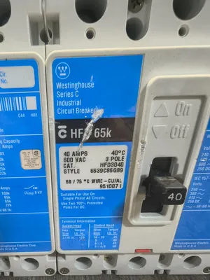 WESTINGHOUSE HFD3040 Circuit Breakers | ESS Industrial Equipment Sales (4)