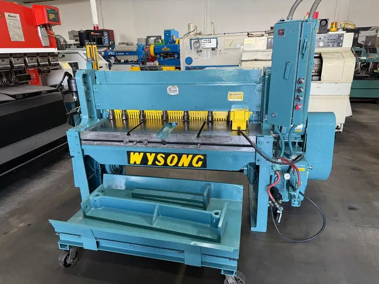 Used WYSONG 1052 Power Squaring Shears (Gauge) California US | MANUFACTURING SOLUTIONS #301057