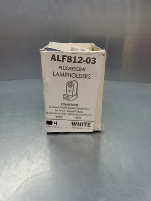 GE ALF812-03 Fluorescent Lamp Holder, 660W, 600V Lot of 4. 4B-37