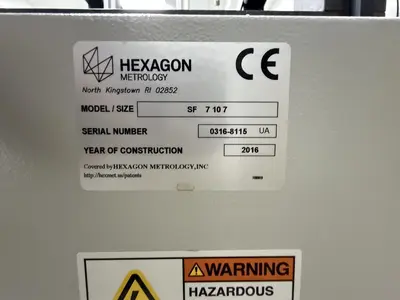 USED 2016 HEXAGON SF7107