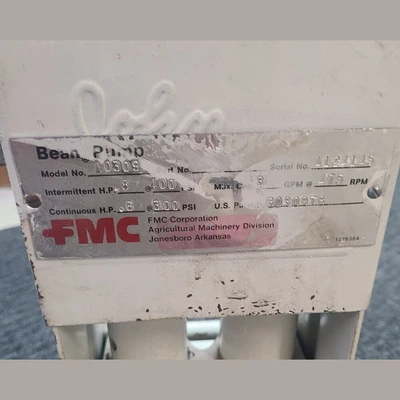 Used FMC CORPORATION A0309 Piston Pumps British Columbia CA | Savona Equipment LTD #1567598
