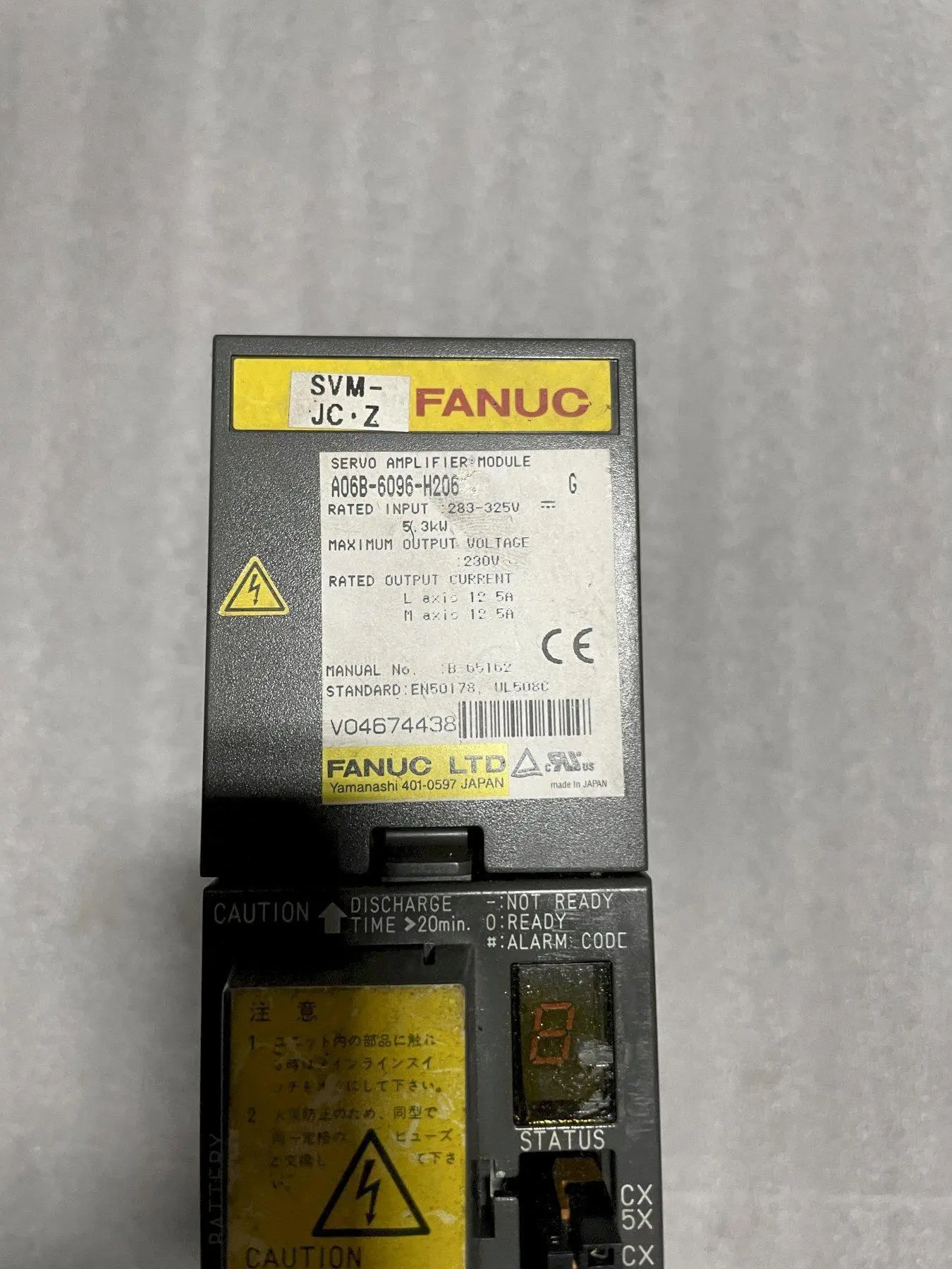 USED Fanuc A06B-6096-H206