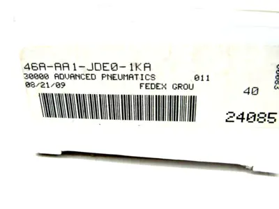 NEW MAC VALVES 46A-AA1-JDE0-1KA SOLENOID VALVE 46AAA1JDE01KA