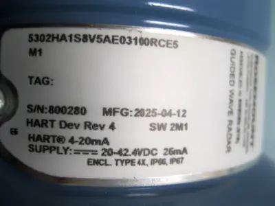 NEW Rosemount 5302 HA1S8V5AE03100RCE5M1