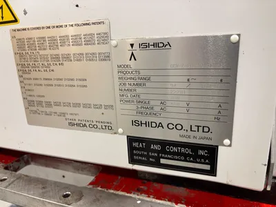 USED 1994 ISHIDA CCW-Z-208P