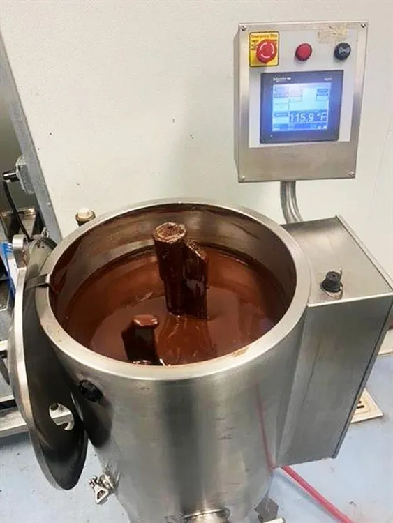 Used SAVAGE 1417-40 Chocolate Confectionary Tempering Minnesota US | Harvest Equipment and Fabrication Inc #1407956