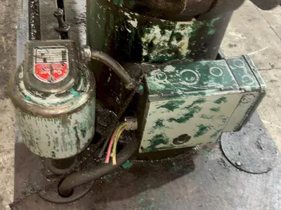 4' ARM x 9" CARLTON MODEL #1A POWER RADIAL ARM DRILL: YOBRO #24007