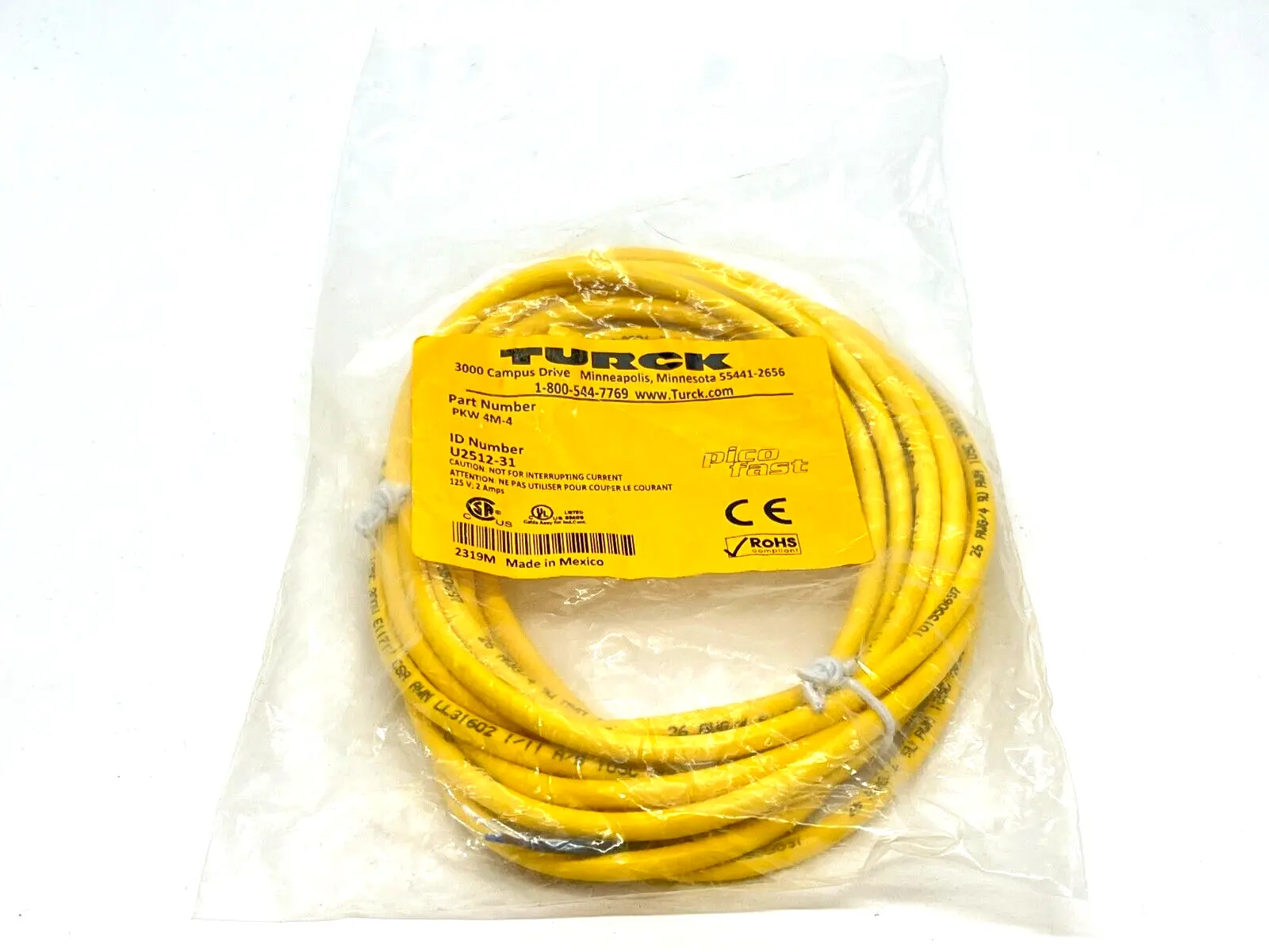 New | in-Stock Turck PKW 4M-4 Misc Electrical & Power Parts Michigan US | Maverick Industrial Sales #1398231