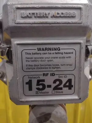 70,000 LBS MSI MODEL #6260CS TRANS-WEIGH WIRELESS CRANE SCALE: YOBRO #24760