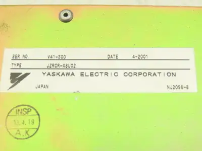 Yaskawa JZRCR-XSU02 JZRCR-XSU02 Motoman Servo Drive Controller 24V