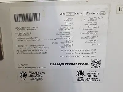 USED 2015 HILLPHOENIX SB305H