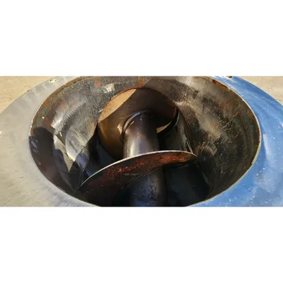 Used 12" Diameter X 5.5 ft Long Tubular Screw Auger Feeder Conveyor