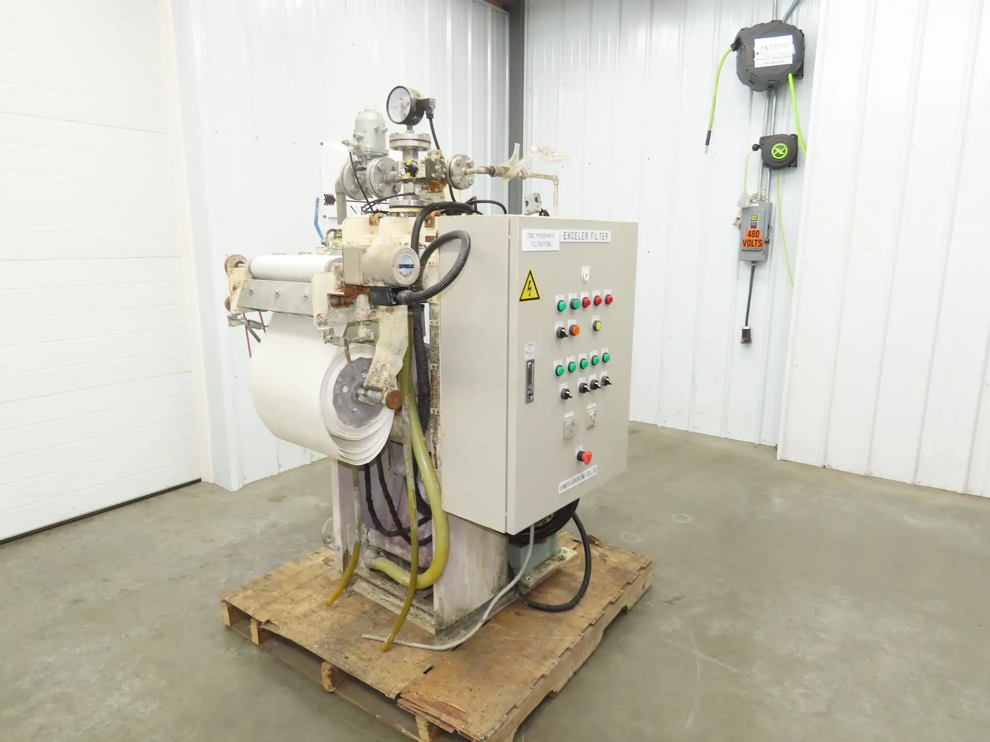 Sankyo EFC-10L Exceler Filter Automatic Press Filter Dewatering 230V 3Ph