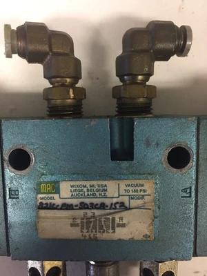 USED MAC VALVES 821C-PM-503CR-152