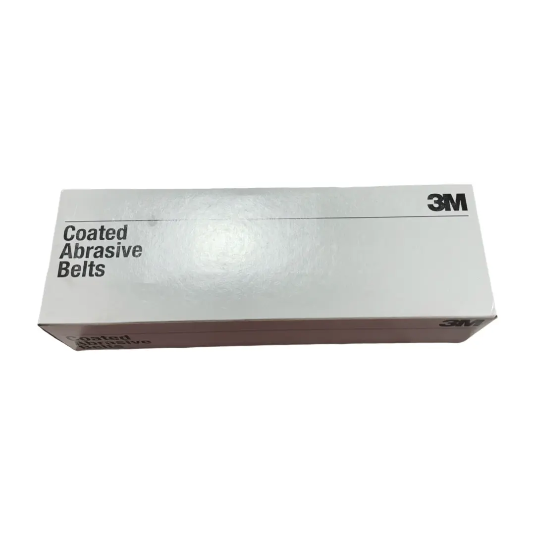 3M 777F 4" x 36" Abrasive Sanding Cloth Belts 120 Grit Ceramic Coated 10 Pack