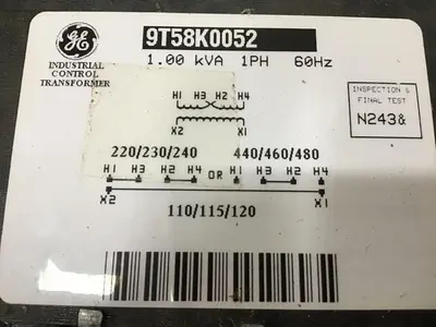 USED GENERAL ELECTRIC / GE 9T58K0052