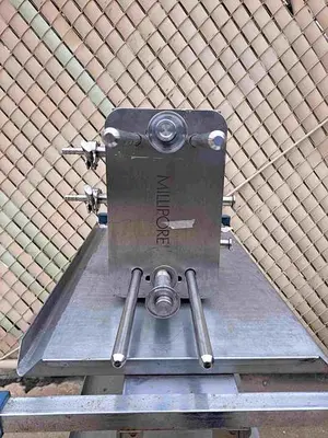 Lab Equipment, Cassette Filter, Millipore, Stainless Steel, Frame, 3/8" Inlets and Outlets #S745185
