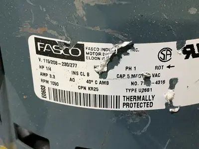 Used FASCO _UNKNOWN_ Motors (misc) Ohio US | HGR 24 #1556748