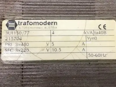 USED TRAFOMODERN 3UI150/77