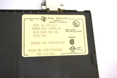 USED TEXAS INSTRUMENTS 500-5114 REMOTE BASE CONTROLLER 5005114