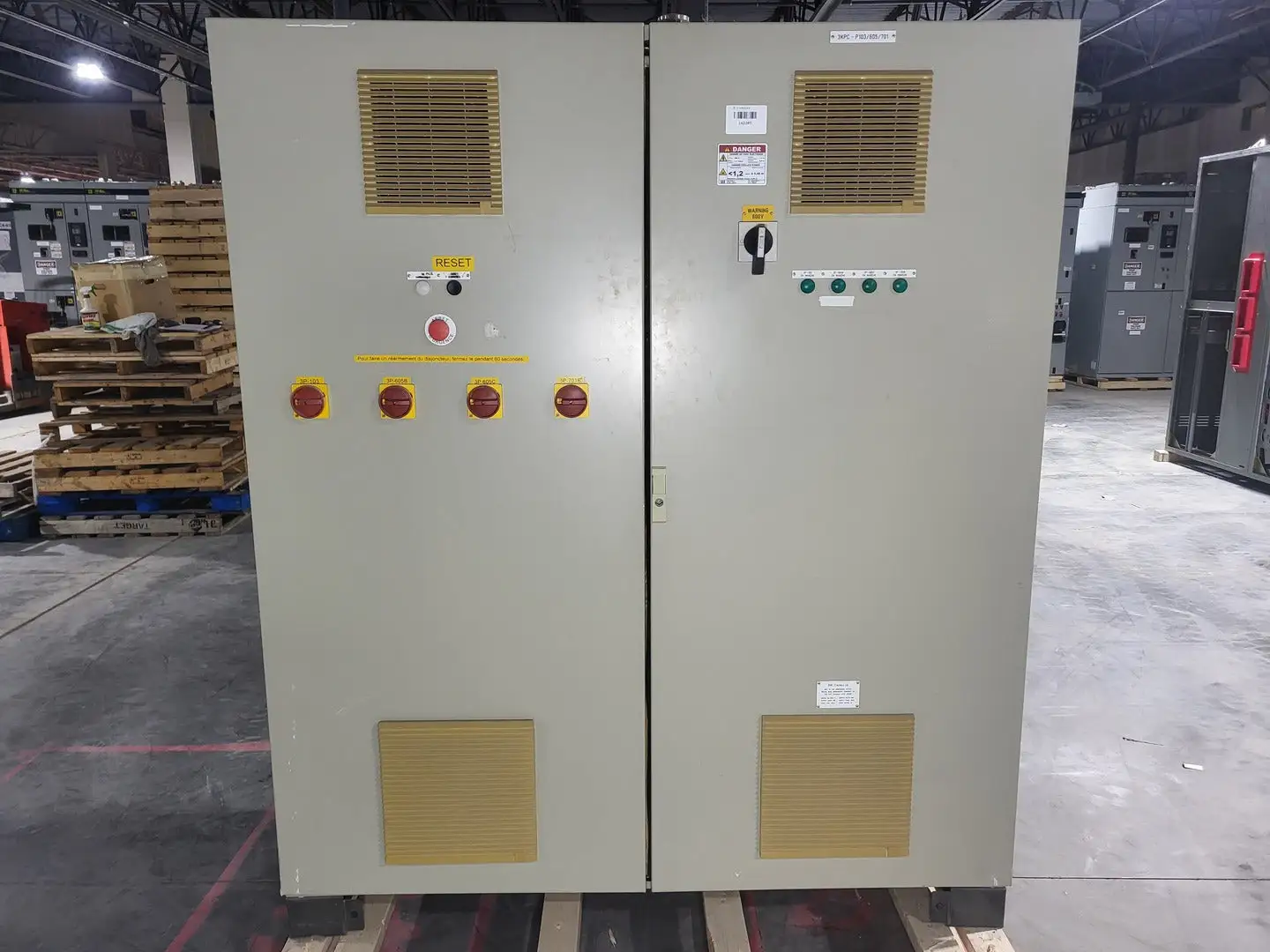 Variable Speed Drive Control Panel - Allen Bradley 1336 Plus II - 600V - Rotary Valve System - NEMA 12
