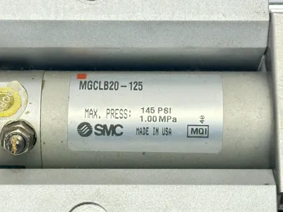 MGCLB20-125 | SMC  Guided Pneumatic Cylinder 20mm Bore 125mm Stroke - Used